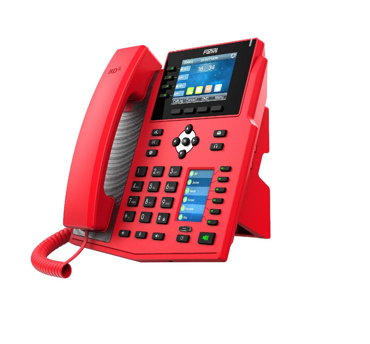 Fanvil X5U-R (Red) Medium level IP phone